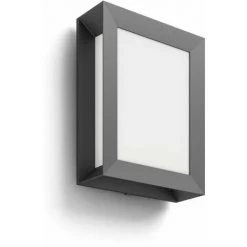 Philips - MyGarden Karp Applique Murale Anthracite, Jardin Et Terrasse, 26x21x9, LED