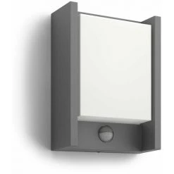 Philips - Applique Murale MyGarden, Arbour Anthracite LED Avec Détecteur De Mouvement, Lumière Froide