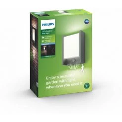 Philips - Applique Murale MyGarden, Arbour Anthracite LED Avec Détecteur De Mouvement, Lumière Froide -PHILIPS Soldes 70493510 3