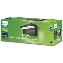 Philips - MyGarden Bustan IR Applique Murale Anthracite, à LED, Jardin Et Terrasse, 9x22x8, Lumière Chaude -PHILIPS Soldes 70493517 3