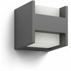 Philips - Applique Murale MyGarden, Arbour Anthracite LED 13x13x13