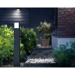 Philips - MyGarden Lampe Sur Pied/colonne Anthracite Pour Jardin Et Terrasse, 77x10x10, Lumière Froide -PHILIPS Soldes 70493525 4