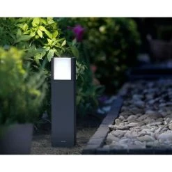 Philips - MyGarden Lampe Sur Pied/colonne Anthracite Pour Jardin Et Terrasse, 40x10x10 -PHILIPS Soldes 70493535 4