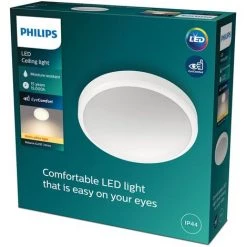 Philips - MyLiving Balance CL257, Plafonnier Rond, Blanc, 9x31x31 -PHILIPS Soldes 70493538 2