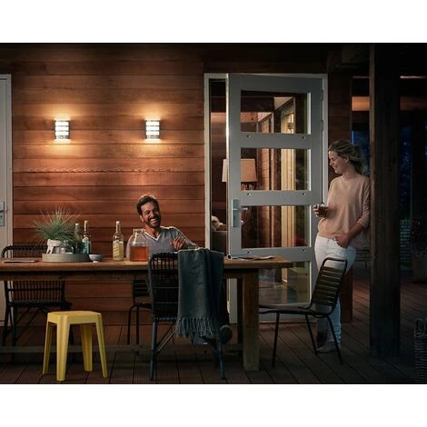 Philips - MyGarden Python IR Applique Murale Acier Inoxydable, Jardin Et Terrasse, 21x17x10, LED 6 Philips - MyGarden Python IR Applique Murale Acier Inoxydable, Jardin Et Terrasse, 21x17x10, LED – Image 4