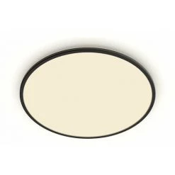 Philips - Functional Superslim CL550, Plafonnier Rond, Noir, 3x55x55, 2700K, 3600 Lumen