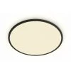 Philips - Functional Superslim CL550, Plafonnier Rond, Noir, 3x43x43, 2700K, 2000 Lumen