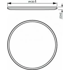Philips - Functional Superslim CL550, Plafonnier Rond, Noir, 3x43x43, 2700K, 2000 Lumen -PHILIPS Soldes 70493561 3