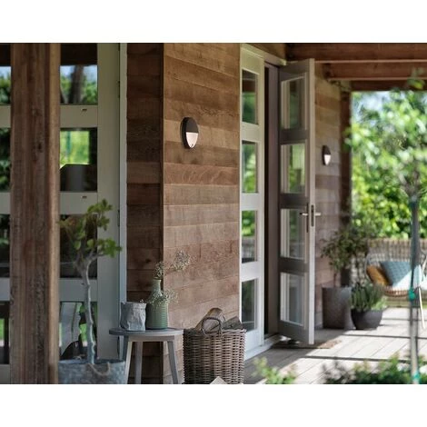 Philips - MyGarden Capricorn Applique Murale, Ronde, Anthracite, Jardin Et Terrasse, Avec Détecteur De Mouvement 6 Philips - MyGarden Capricorn Applique Murale, Ronde, Anthracite, Jardin Et Terrasse, Avec Détecteur De Mouvement – Image 4