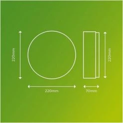 PHILIPS Plafonnier DORIS - 6W - 2700 Kelvin - IP54 - Noir 10 PHILIPS Plafonnier DORIS - 6W - 2700 Kelvin - IP54 - Noir -PHILIPS Soldes 72148671 4