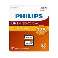 Philips SD SDXC Card 128GB Class 10 - Extended Capacity SD (SDXC) (FM12SD55B/00)