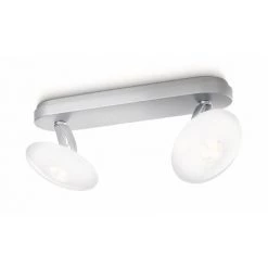 Plafonnier Tympan 2 X 6 W - Aluminium - Philips 531424816