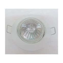 Spot Encastré Halogène Blanc Ø 85mm Orientable Pour Lampe 50W (non Incl.) 12V G5.3 Et Transfo 230V ZADORA QBD570 PHILIPS 574325